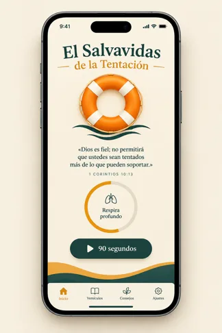 El Salvavidas de la Tentación en el celular